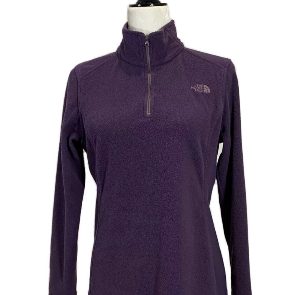 The North Face Purple Quarter-Zip Pullover
